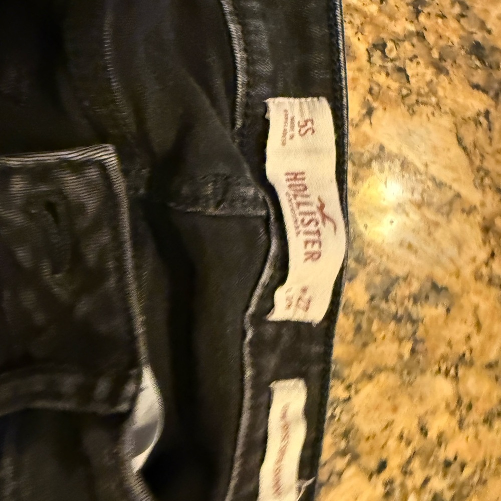Hollister Black Straight Leg Jeans